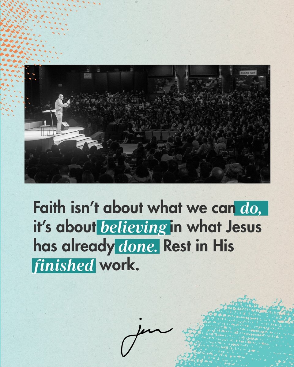 Faith is not about striving — it’s about trusting in Jesus. Rest in His Finished Work. 

#FaithInJesus #RestInGrace #JoshuaMcCauley