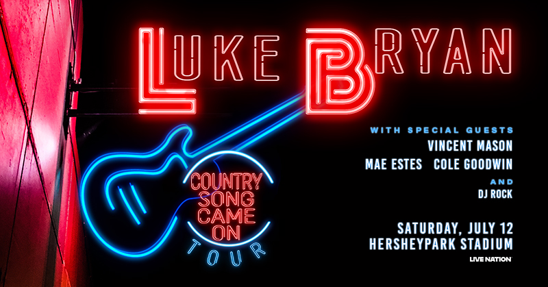 Hershey Entertainment Venues (@hersheyent) on Twitter photo Tonight's our kind of night with <a href="/lukebryan/">Luke Bryan</a> at #HersheyparkStadium! 🤠
🚪 Doors at 5:30 PM
🎵 Show begins at 7 PM.
👜 Bags must be smaller than 5”x8”x1”.
💳 We are a cashless venue.
🚗 Parking included - show ticket, follow 'event parking' signs.
🎟️ bit.ly/4hsWs4s Tonight's our kind of night with <a href="/lukebryan/">Luke Bryan</a> at #HersheyparkStadium! 🤠
🚪 Doors at 5:30 PM
🎵 Show begins at 7 PM.
👜 Bags must be smaller than 5”x8”x1”.
💳 We are a cashless venue.
🚗 Parking included - show ticket, follow 'event parking' signs.
🎟️ bit.ly/4hsWs4s