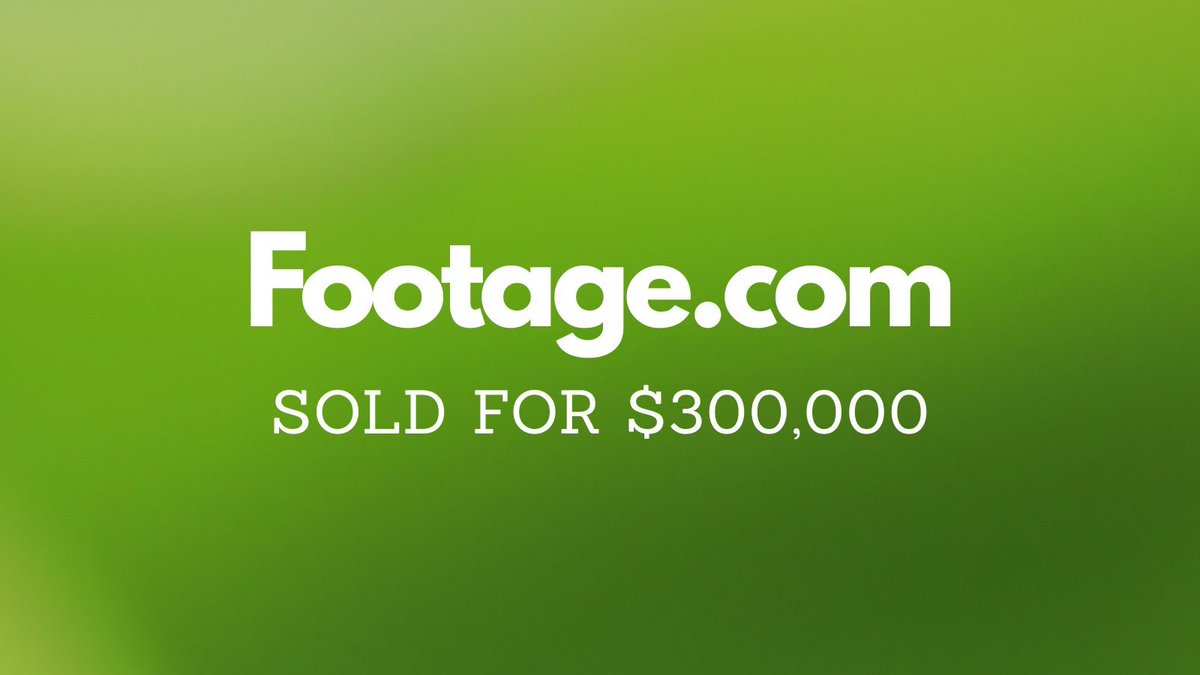 NameBio's tweet image. Yesterday saw $1.54 million in domain name sales including:

$300,000 Footage․com
$252,500 DirectResponse․com
$95,000 Wander․ai
$84,000 Producer․ai
$56,000 Valor․ai
$56,000 District․ai
$49,888 Ultimo․ai
$47,500 Software․net

Full list 👉 namebio.com/daily

#Domains