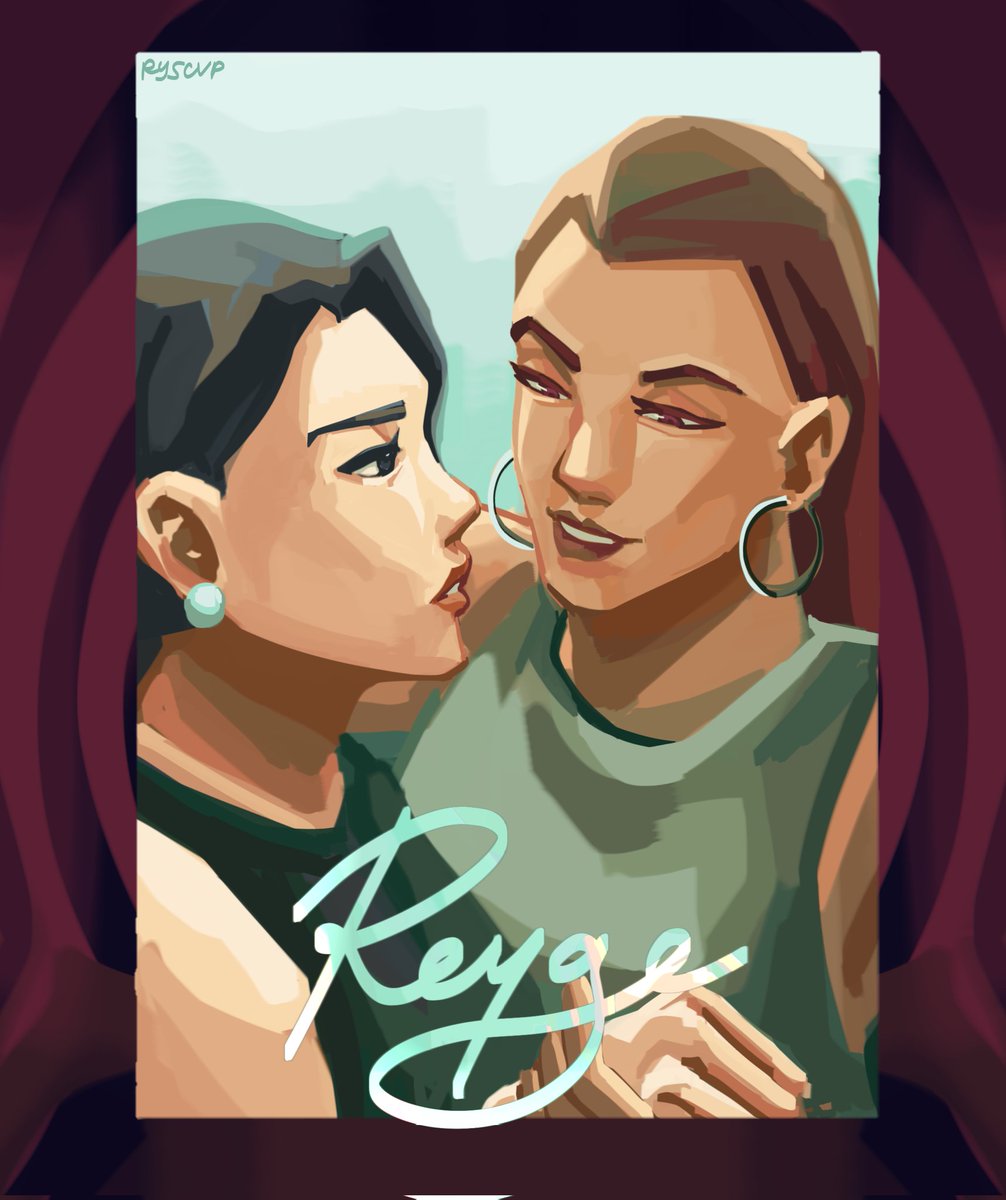 Ryscvp's tweet image. so many requested for this return ⏪️
#reyge #sage #reyna #ValorantArt