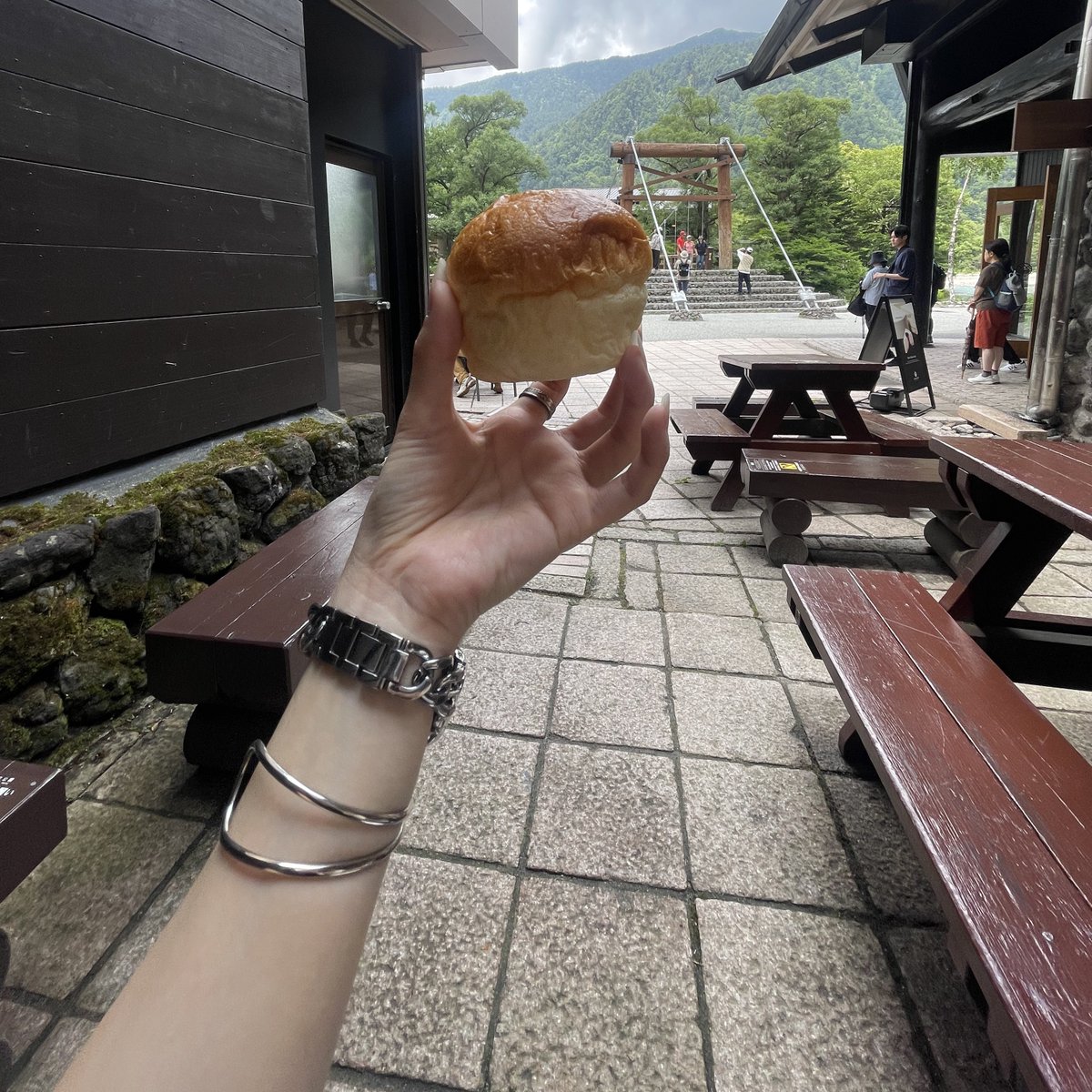 さすがに着いて真っ先に食べた🐮🍞(¥650)