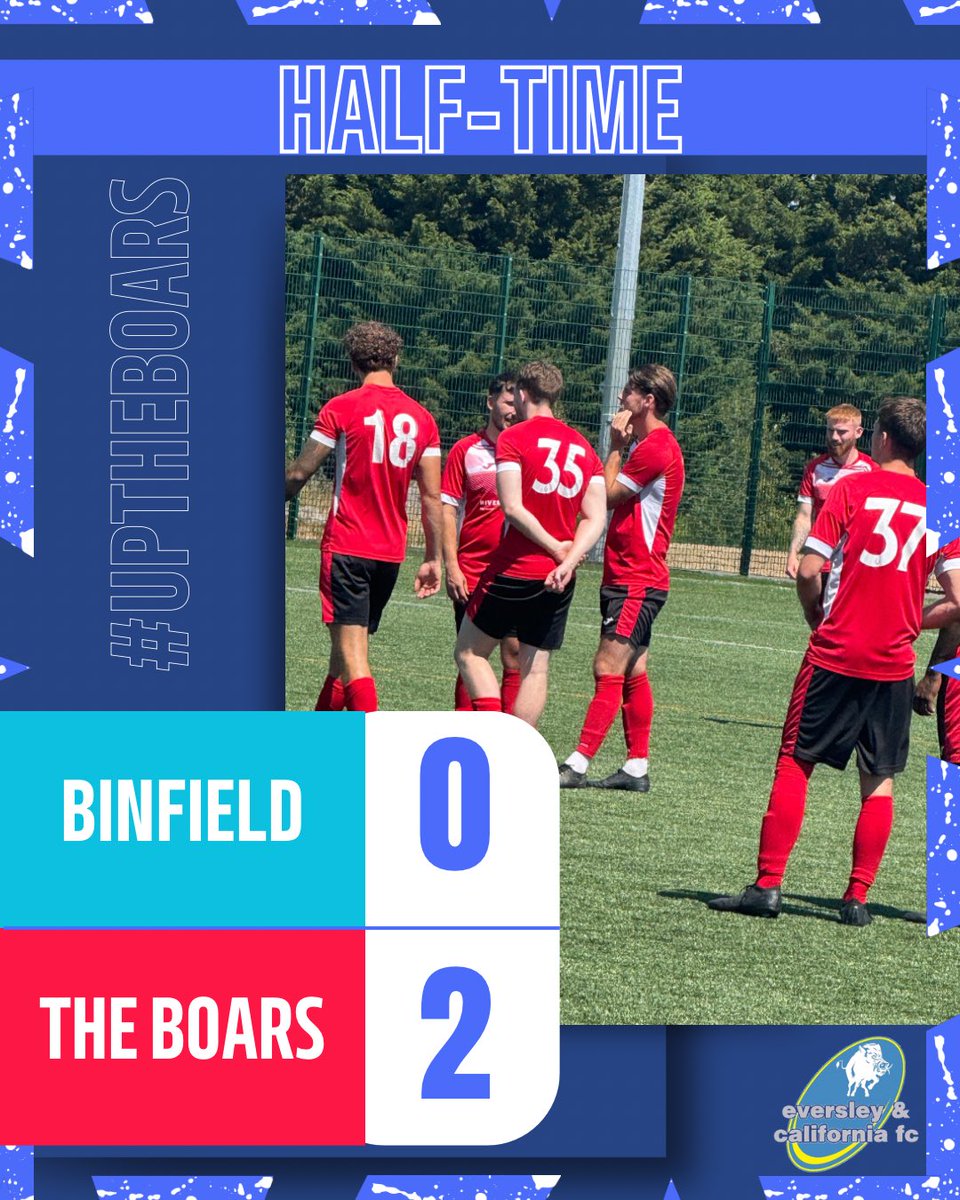 𝐇𝐀𝐋𝐅-𝐓𝐈𝐌𝐄…

The Boars lead at the break through goals from <a href="/RossBaker90/">RB</a> &amp; <a href="/Cally11samuel/">Callum Samuel</a>.

#UpTheBoars🐗