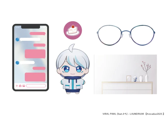 ◇VIRAL PIMIL (LAUNDRIUM) メンがヘラの子を描かせていただきました。ギャップが出せてたら良いな…!