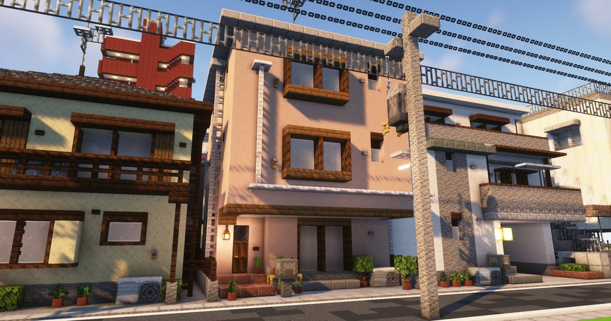 Gouki「ゲーム制作、マイクラ現代建築」 tweet media