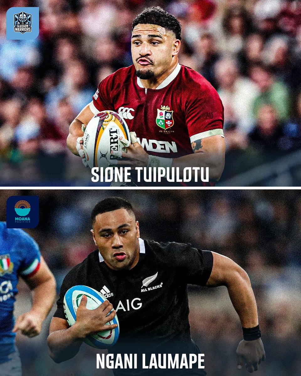 We’re looking forward to seeing Sione Tuipulotu and Ngani Laumape collide in midfield this morning 💥🚂🍿

#Lions2025 | #URC