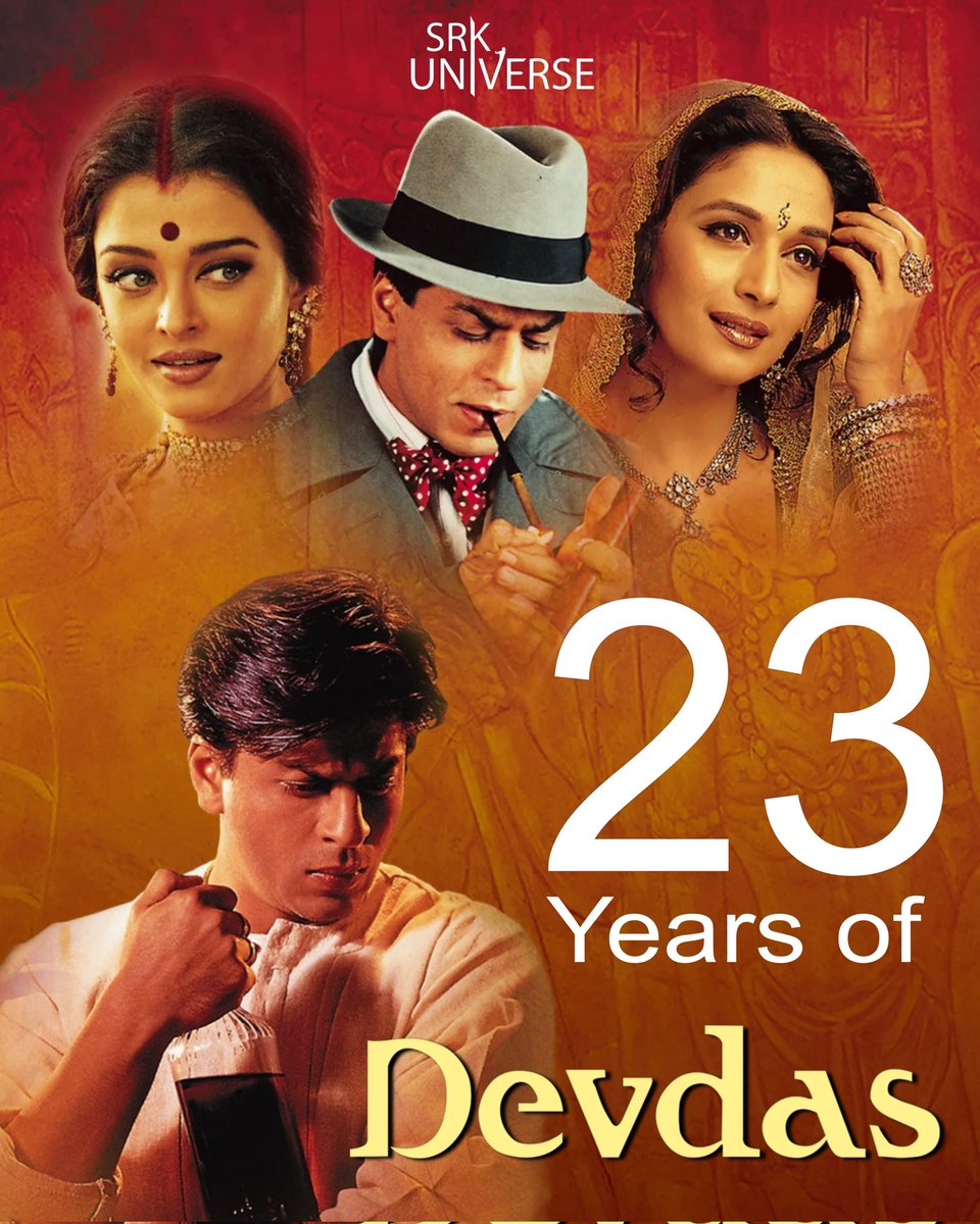 Time passes, but Devdas stays — a story of silent heartbreak, unspoken love, and sacrifice. 23 years later, we still feel every tear, every goodbye, every unsaid word. A film that didn’t just tell a love story, it lived it. ❤️✨

<a href="/iamsrk/">Shah Rukh Khan</a> #AishwaryaRaiBachchan <a href="/MadhuriDixit/">Madhuri Dixit Nene</a>