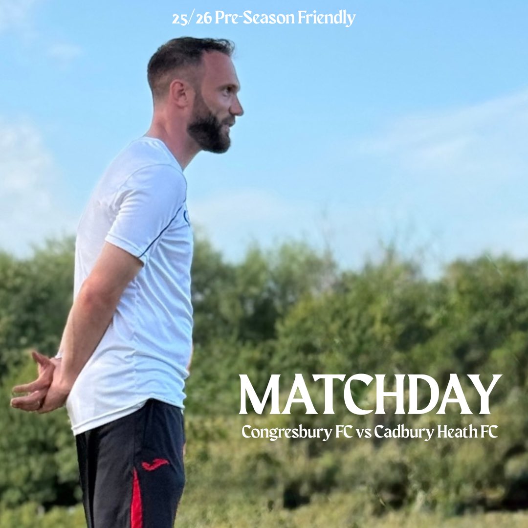Cadbury Heath FC (@cadburyheathfc) on Twitter photo ⚽️ | 𝙈𝙖𝙩𝙘𝙝𝙙𝙖𝙮…
We travel to Bristol Road, home of <a href="/PortisheadTown/">Portishead Town FC 🏆🏆 DOUBLE (C)</a> as we face <a href="/CongresburyFC/">Congresbury FC</a> this afternoon in our 2nd pre-season fixture, 2:00pm kick-off.
#UpTheHeath🔴⚪️ #BristolFootball | <a href="/westcountryfb/">West Country Football</a> <a href="/swsportsnews/">South West Sports News</a> ⚽️ | 𝙈𝙖𝙩𝙘𝙝𝙙𝙖𝙮…
We travel to Bristol Road, home of <a href="/PortisheadTown/">Portishead Town FC 🏆🏆 DOUBLE (C)</a> as we face <a href="/CongresburyFC/">Congresbury FC</a> this afternoon in our 2nd pre-season fixture, 2:00pm kick-off.
#UpTheHeath🔴⚪️ #BristolFootball | <a href="/westcountryfb/">West Country Football</a> <a href="/swsportsnews/">South West Sports News</a>