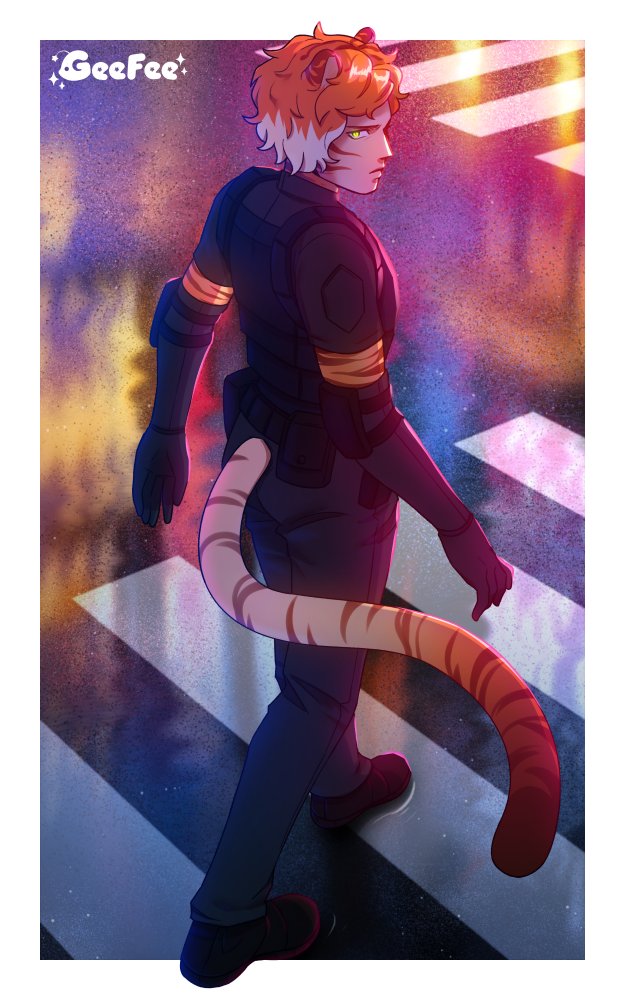 Attack for the lovely <a href="/fwuffybro/">ashy_arte</a> !! 🐯
#artfight2025