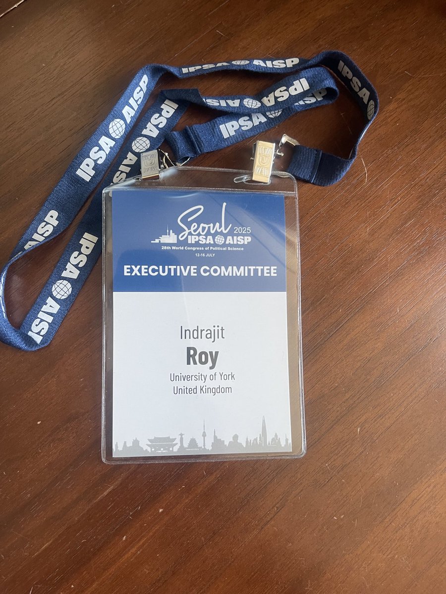 IndrajitRoyYork's tweet image. My first time in #Seoul , where the traditional blends seamlessly into the modern, representing the @PolStudiesAssoc at the @ipsa_aisp.
Looking forward to meet old friends and make new ones.
@uniyorkpolitics