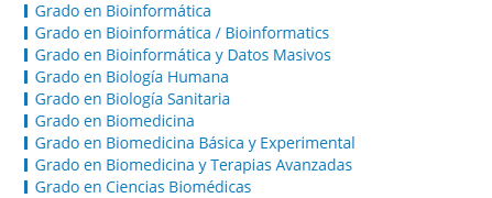 A raíz del hilo de <a href="/LluisMontoliu/">Lluis Montoliu</a> 

¿Cuánto nos cuesta mantener todos estos grados distintos (y hay mas), cuando podían reducirse a dos, o si me apuras 3?

Y después EN EL MASTER, especializarse.