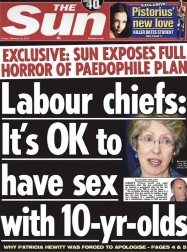 <a href="/SkyNews/">Sky News</a> NO, NO, NO to Digital ID cards!
Harriet Harman also said: "IT IS OK TO HAVE SEX WITH 10-YEAR-OLDS" Harriet Harman is another twisted Labour perv