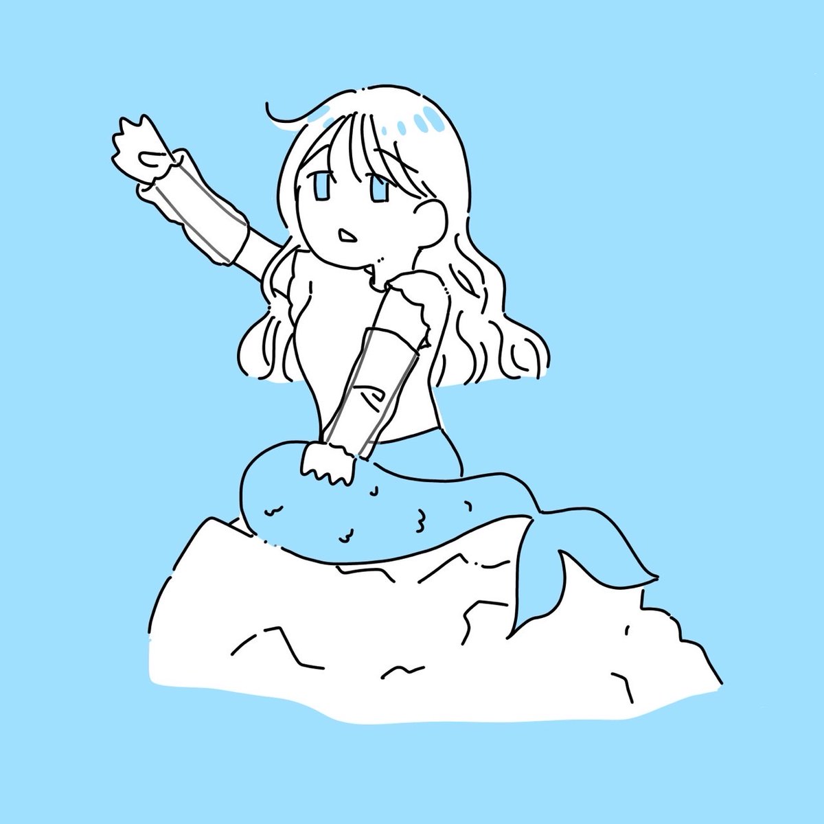 【役者紹介④】ダチュラ
歌が上手な人魚。高いところが好きで、よく大きな岩に登って歌を歌っている。夢はいつか空を飛ぶこと。