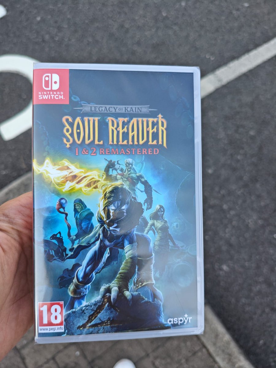 I'm case anyone missed it, physical copies of Soul Reaver 1&amp;2 Remastered are available in stores now!
#LegacyOfKain #SoulReaver #LegacyOfKainSoulReaver #SoulReaverRemastered