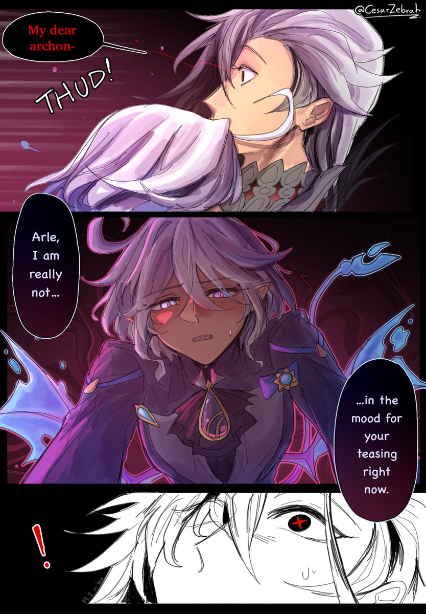 CesarZebrah's tweet photo. Succubus Furina (Part 1)

#Arlefuri https://t.co/e09ceL6pOy