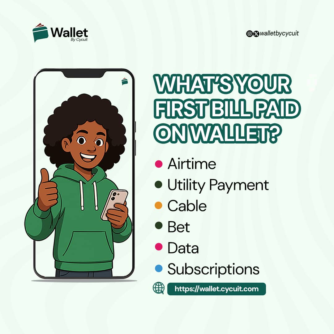 WalletbyCycuit's tweet image. Quick Poll: With Cycuit Wallet's new, automatically updated features, what's the FIRST bill you're paying directly on WhatsApp? 👇
Get started with your first bill – just click! wa.me/message/LLBVVL…