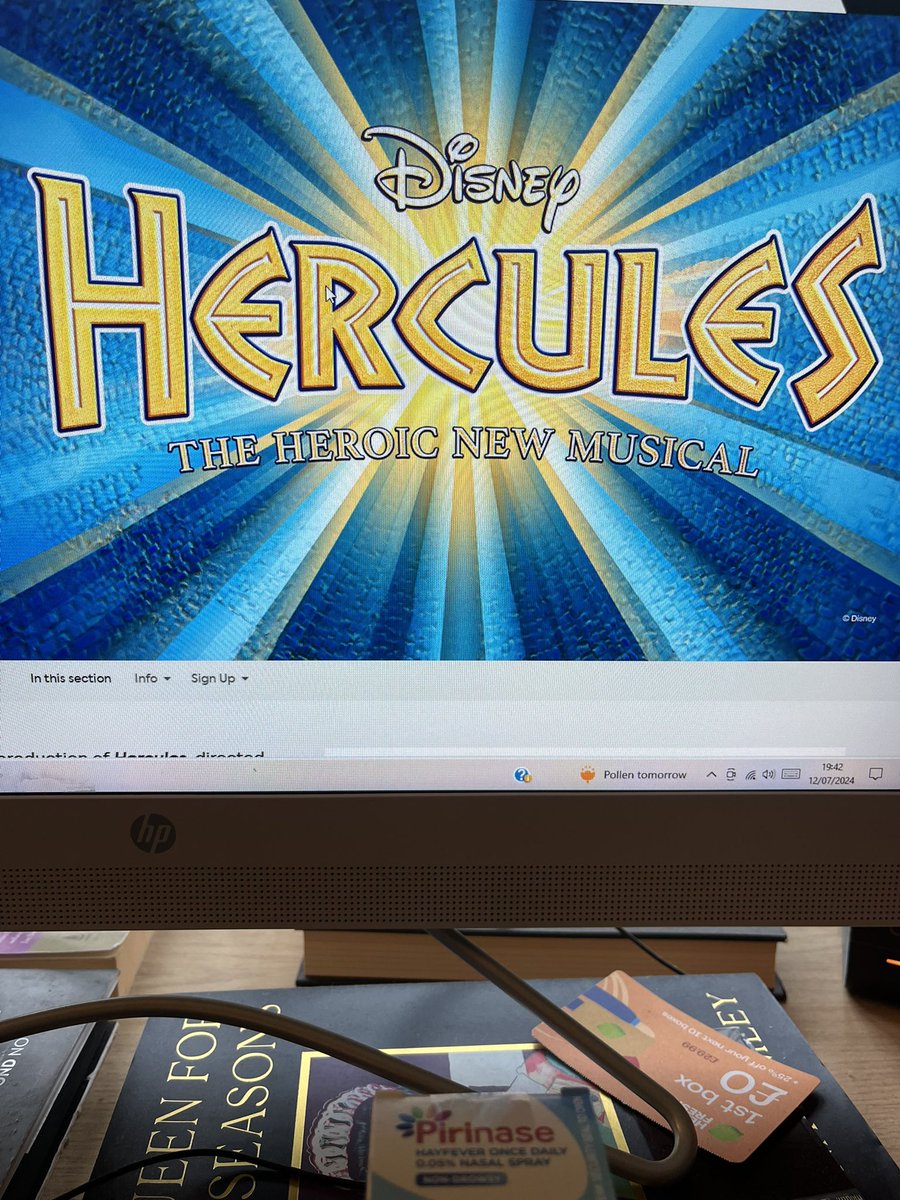 James Burgess (@jamesfilmcritic) on Twitter photo Today, I’m finally going to London, to <a href="/TheatreRoyalDL/">Theatre Royal Drury Lane</a> to see #HerculesOnStage! <a href="/AIMenken/">Alan Menken</a> <a href="/Lukebrady1990/">Luke</a> <a href="/Disney/">Disney</a> <a href="/DisneyStudios/">Walt Disney Studios</a> <a href="/DisneyAnimation/">Disney Animation</a> <a href="/Disneyconcerts/">Disney Concerts</a>
Reaction to follow for @beyondthecurtain12 Been so excited about this one! #Hercules 💪 🎭 Today, I’m finally going to London, to <a href="/TheatreRoyalDL/">Theatre Royal Drury Lane</a> to see #HerculesOnStage! <a href="/AIMenken/">Alan Menken</a> <a href="/Lukebrady1990/">Luke</a> <a href="/Disney/">Disney</a> <a href="/DisneyStudios/">Walt Disney Studios</a> <a href="/DisneyAnimation/">Disney Animation</a> <a href="/Disneyconcerts/">Disney Concerts</a>
Reaction to follow for @beyondthecurtain12 Been so excited about this one! #Hercules 💪 🎭