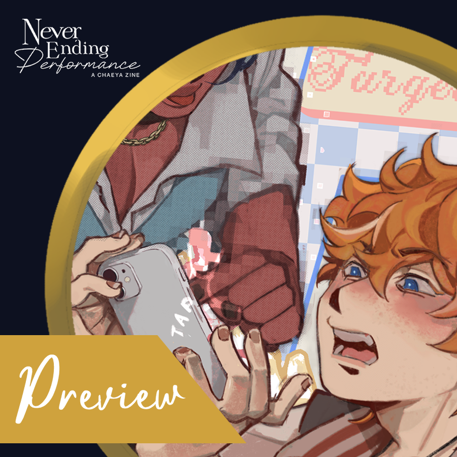 themecharizms's tweet photo. My preview for the Never Ending Performance zine...!! Preorder @chaeyafanzine now to see Kaeya's beautiful face uncropped on your screen, and to also see Chaeya one gazillion times depicted in numerous amazing, wonderful, gorgeous styles💥💥💥😱 https://t.co/LfpbOMWlxJ