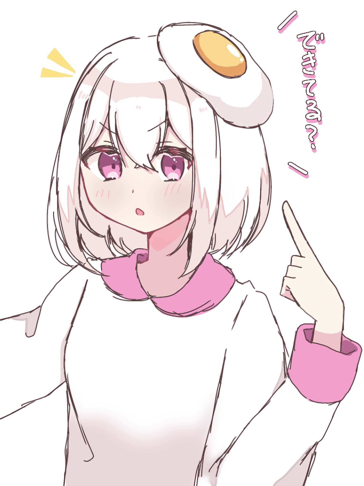 創作【春のほわほわೀ】手描きイラスト 下絵付き 手描きイラスト オリジナル 創作 原画 春 桜 ピンク 着物