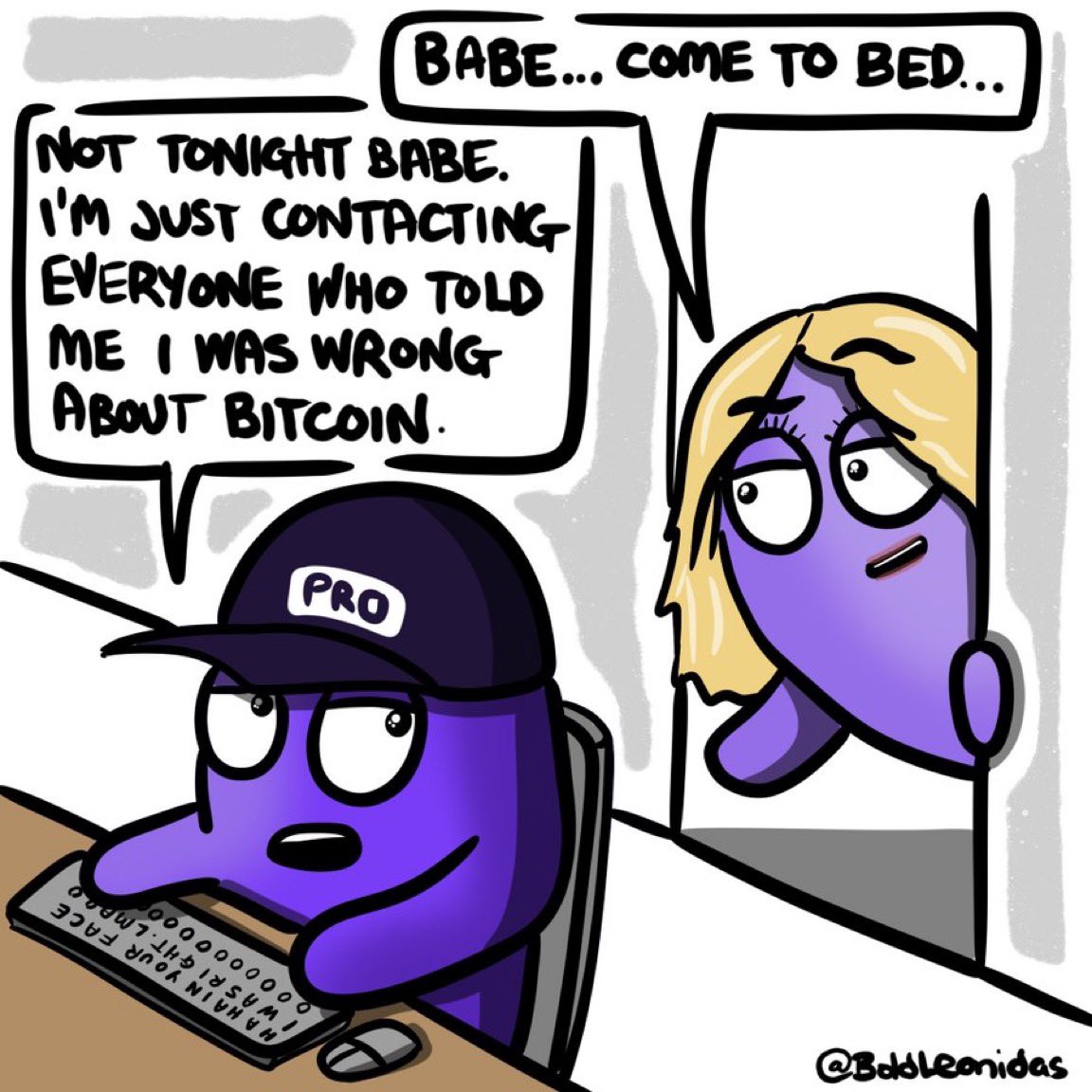 bruid (@bruidbtc) on Twitter photo Am I the only one mfer that keep a list over people that laughed at my Bitcoin stacking in 2016?!
Same goes for my $DOG stacking now I’ll keep noting disbelievers. 
Big up to <a href="/boldleonidas/">Bold</a> for drawing this hella accurate pic. Am I the only one mfer that keep a list over people that laughed at my Bitcoin stacking in 2016?!
Same goes for my $DOG stacking now I’ll keep noting disbelievers. 
Big up to <a href="/boldleonidas/">Bold</a> for drawing this hella accurate pic.