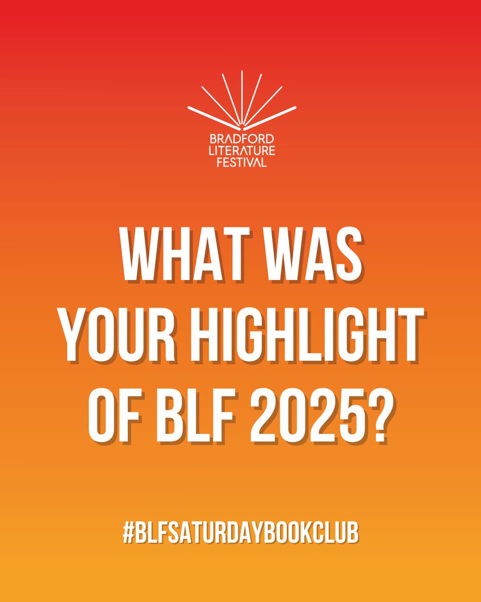 BradfordLitFest's tweet image. What an incredible festival we had this year! But what was your standout moment? 🤩 #BradfordLitFest #Bookstagram #BookSky #LiteratureFestival