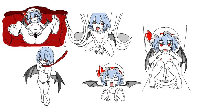 レミリアの落書き。
「お便所当番の日でございますわよお嬢様」 