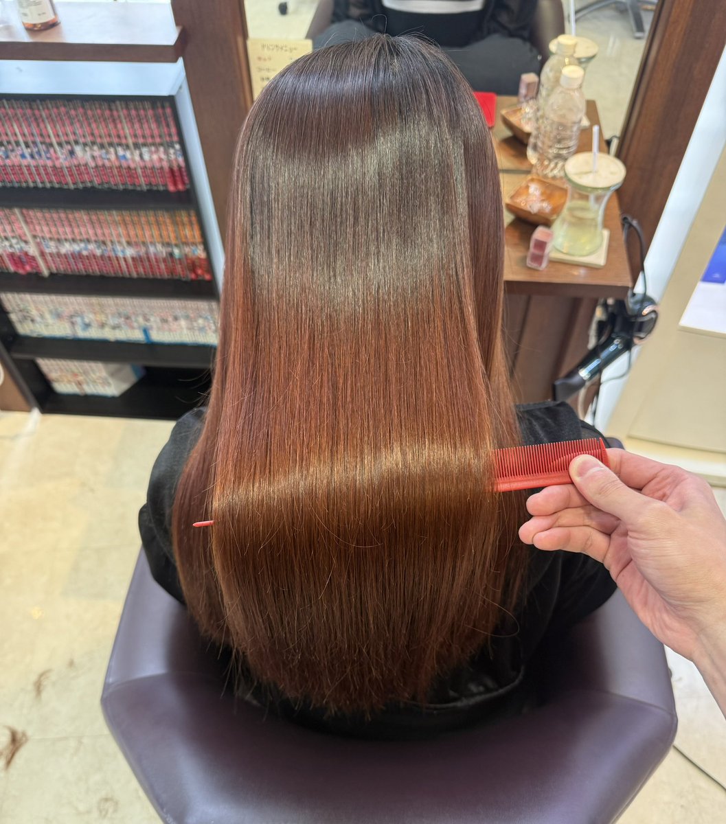 縮毛矯正した💇‍♀️めっちゃいい🩷
コタのシャンプー🧴初めて使うから楽しみ
カラーは髪の毛痛むから時間置いてまた来週⏰
