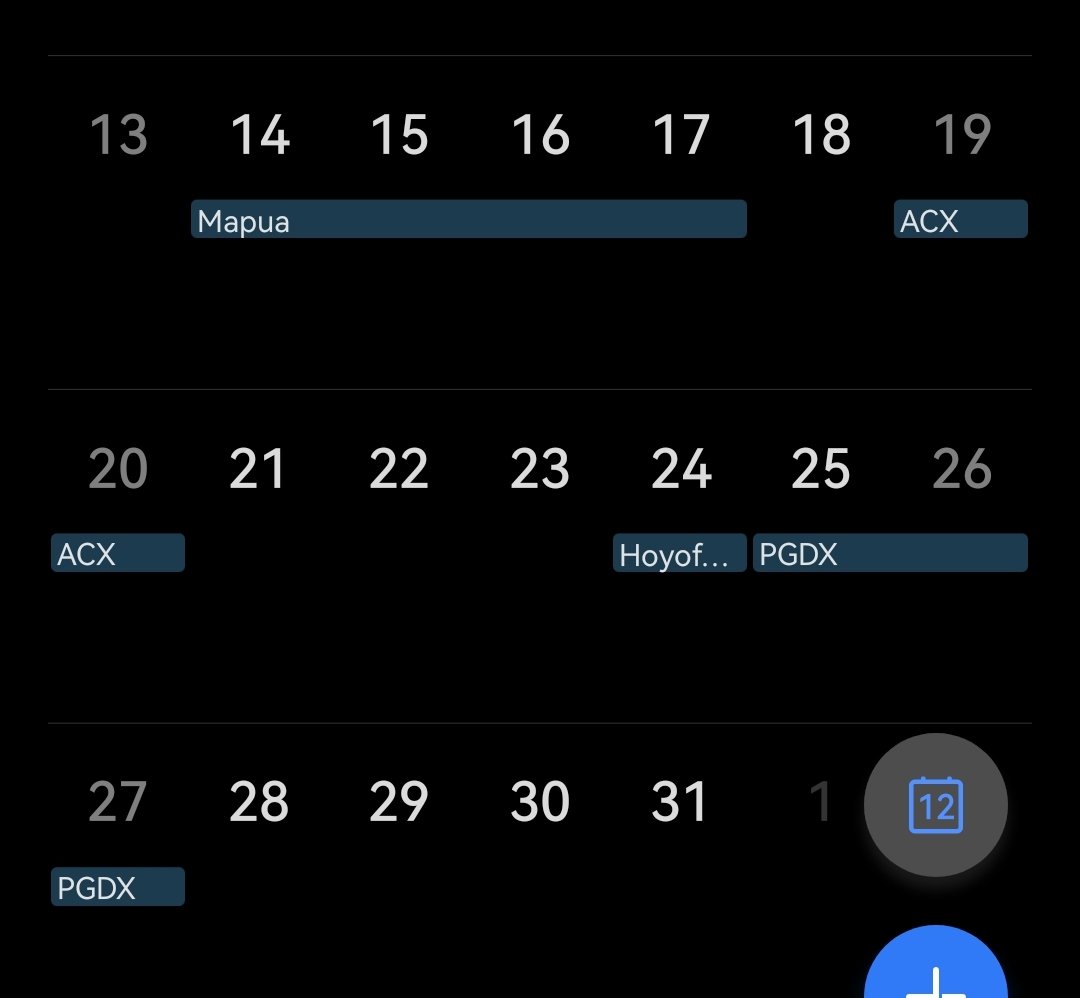 Ahahaha....I forgor I have con before acx ahahahahahahaha