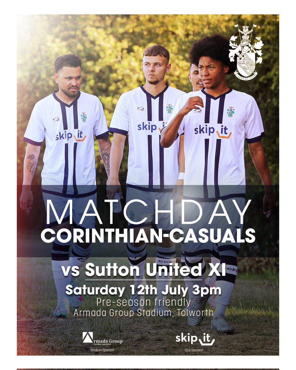 First home game of pre-season this afternoon. See you there! 👊