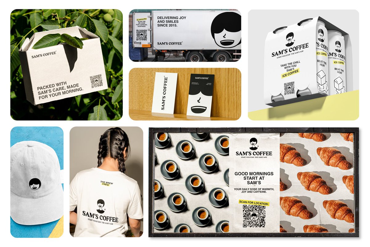 AhmedCreates's tweet photo. Hello everyone!
I would like to share with you a project i worked on a while ago, i designed this brand identity as a passion project for training. Fortunately some businessmen saw it and decided to buy it and turn it into a real life business!😄 Now it's running in Egypt! https://t.co/VKMMlpk5VR
