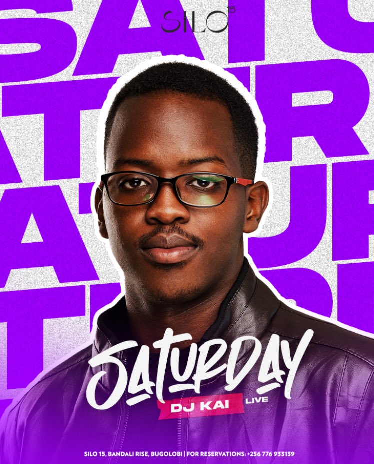 Silo15 (@silo15_) on Twitter photo Are you up for the Silo SATURDAY heat๐ฅ๐?!
w/<a href="/DjAludah/">Sir. Aludah ๐</a> <a href="/fem_dj/">Fem Deejay</a> <a href="/CrystoTheDeejay/">The TurnUp King ๐</a> <a href="/__DJKai/">DJ Kai</a>
๐Silo 15, Bandali rise, Bugolobi.
โก๏ธSee you TONITE Are you up for the Silo SATURDAY heat๐ฅ๐?!
w/<a href="/DjAludah/">Sir. Aludah ๐</a> <a href="/fem_dj/">Fem Deejay</a> <a href="/CrystoTheDeejay/">The TurnUp King ๐</a> <a href="/__DJKai/">DJ Kai</a>
๐Silo 15, Bandali rise, Bugolobi.
โก๏ธSee you TONITE
