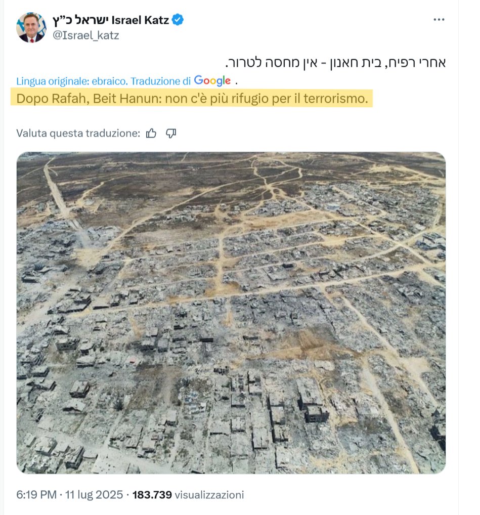 rafforiani's tweet image. Il ministro della Difesa di Israele. Cosa deve dirci di più?