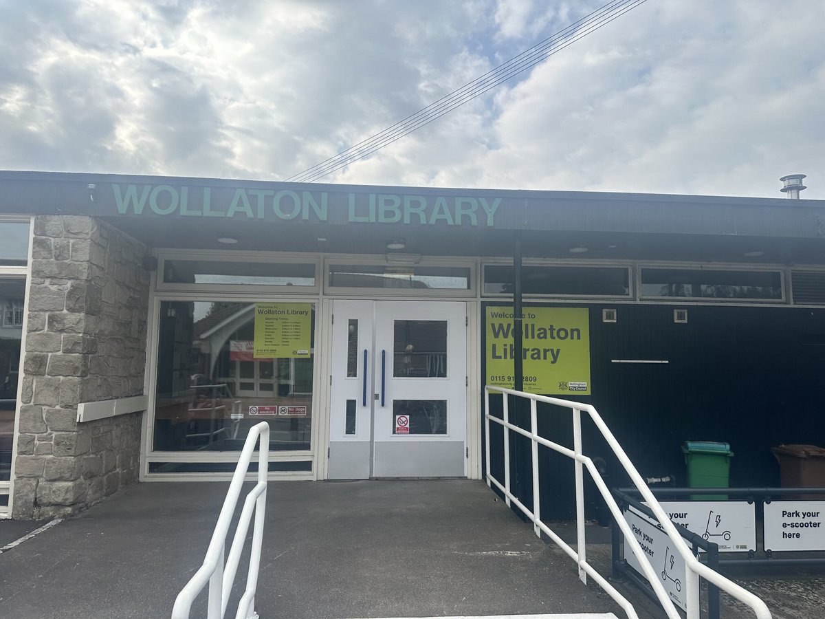 My monthly Cllr surgery is here today at 11-00 to 12-00. Drop in, no appt needed. If you have an issue with anything in Wollaton or across the City I’ll try to help. Also happy to talk football &amp; cricket if you just want a chat!