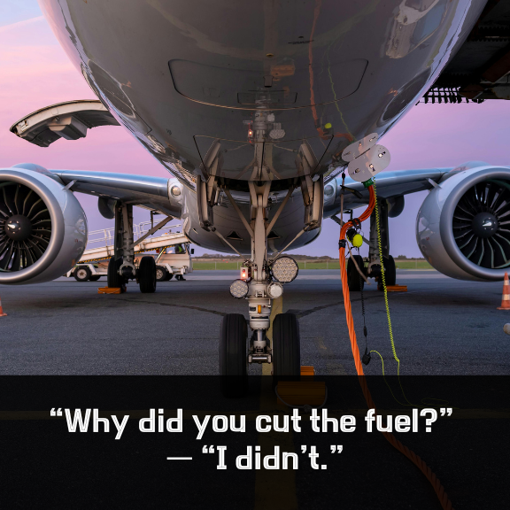 shinO7_O7's tweet photo. 🚨 “Why did you cut the fuel?” — “I didn’t.”

A shocking tragedy: 260 dead after an Air India 787 crashes just 3 minutes after takeoff.
Cause? Fuel switches were turned OFF mid-climb.
Still no one knows who did it.

#AirIndiaCrash #Boeing787 #FlightDisaster #AviationSafety #IndiaNews