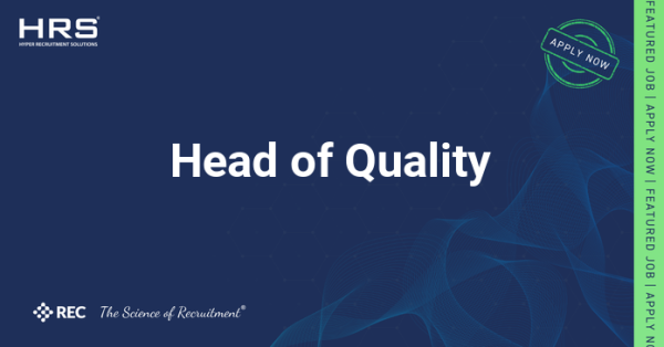 New opportunity! Head of Quality - #SiteBased. tinyurl.com/yrqn9sp6
