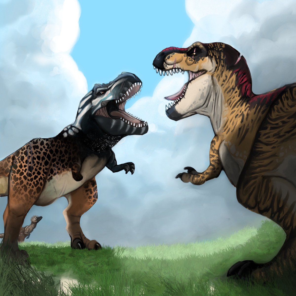 An Artfight attack for <a href="/paleobug/">Niki Joy</a> and <a href="/PoopyLunester/">Lunester | 🔞 MDNI |</a> !