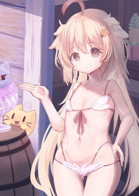 うちの子の水着姿 