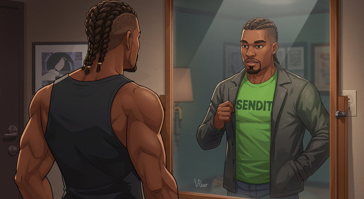 RyanWLD7's tweet image. Good Morning X 💤
Woke up to this... And damn will say my reflection 🪞 knows something.🫣😳
Alright, meet @SenditMarkets were
-Creator-first marketplace built on trust, ownership, and autonomy.
- No KYC, no middlemen —just direct, connections between creators and buyers.