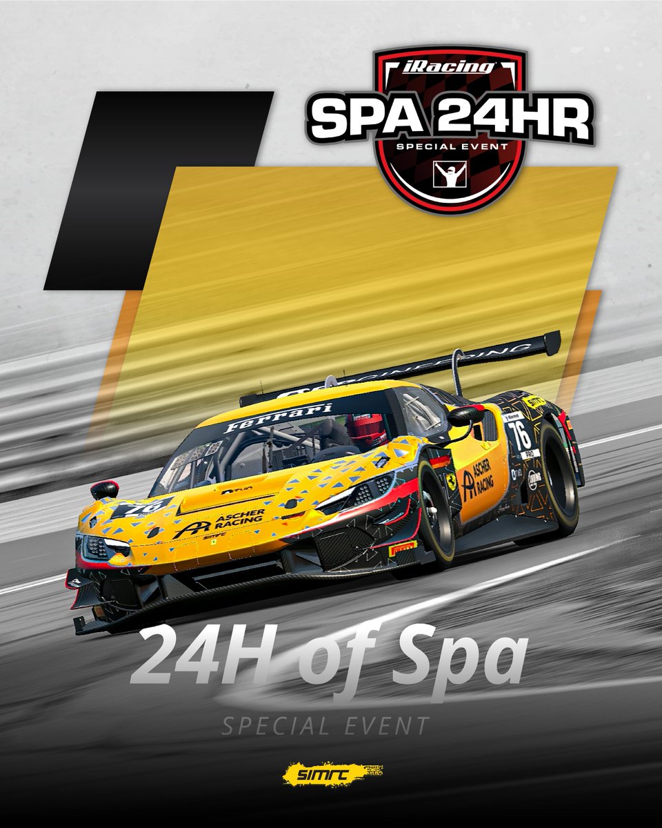 SimRC (@simrc_de) on Twitter photo The biggest GT race of the year is here! Time to go twice around the clock at <a href="/circuitspa/">Spa-Francorchamps</a> π§πͺ
π | <a href="/circuitspa/">Spa-Francorchamps</a>
π | July 12
π | 12:30 GMT
πΊ | <a href="/iRacing/">iRacing</a>
#SimRC | #Spa24h The biggest GT race of the year is here! Time to go twice around the clock at <a href="/circuitspa/">Spa-Francorchamps</a> π§πͺ
π | <a href="/circuitspa/">Spa-Francorchamps</a>
π | July 12
π | 12:30 GMT
πΊ | <a href="/iRacing/">iRacing</a>
#SimRC | #Spa24h