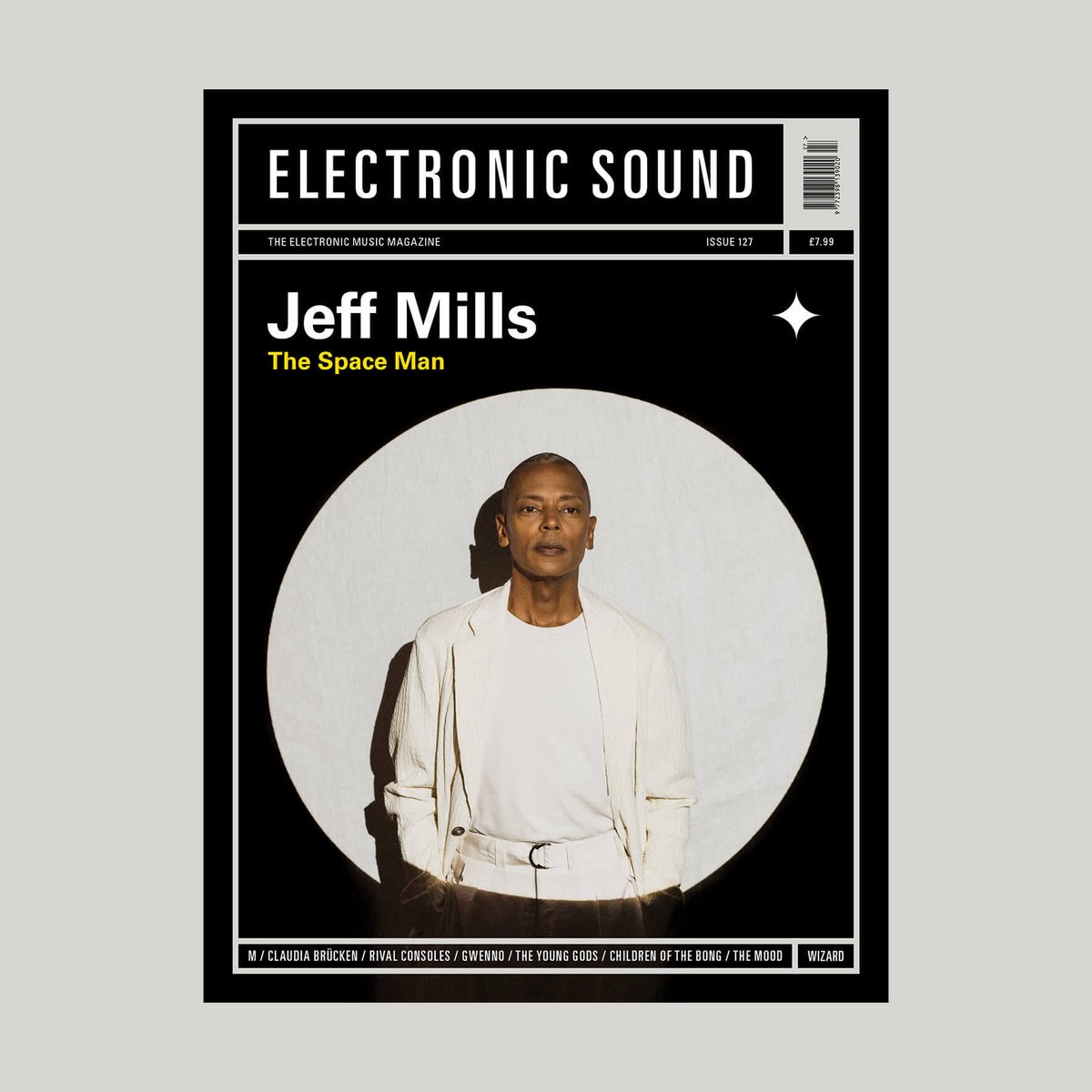 It’s the first weekend in UK shops for the new Electronic Sound, with sci-fi techno legend and space expert JEFF MILLS on the cover. You can also buy the mag with an exclusive yellow vinyl seven-inch featuring two killer Mills tracks directly from us at electronicsound.squarespace.com/shop/magazine