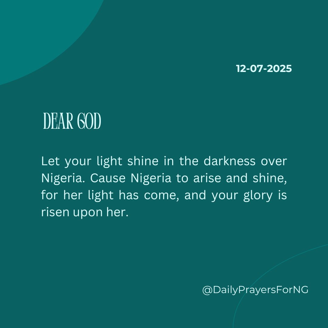 Daily Prayers For Nigeria (@dailyprayers4ng) on Twitter photo 