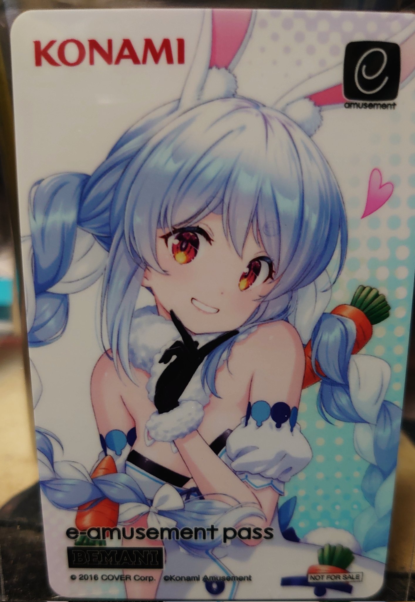 兎田ぺこら e-amusement pass sdvx ボルテ（白上フブキ