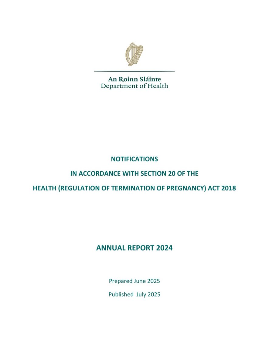 TraceyOMahony81's tweet image. In 2024, 1.3% of abortions were for "the hard cases", while 98.7% were for convenience.
The Government have published their 2024 Abortion Report, and it clearly shows that abortion is now used as a means of contraception - like many people argued it would be in 2018
Risk to…