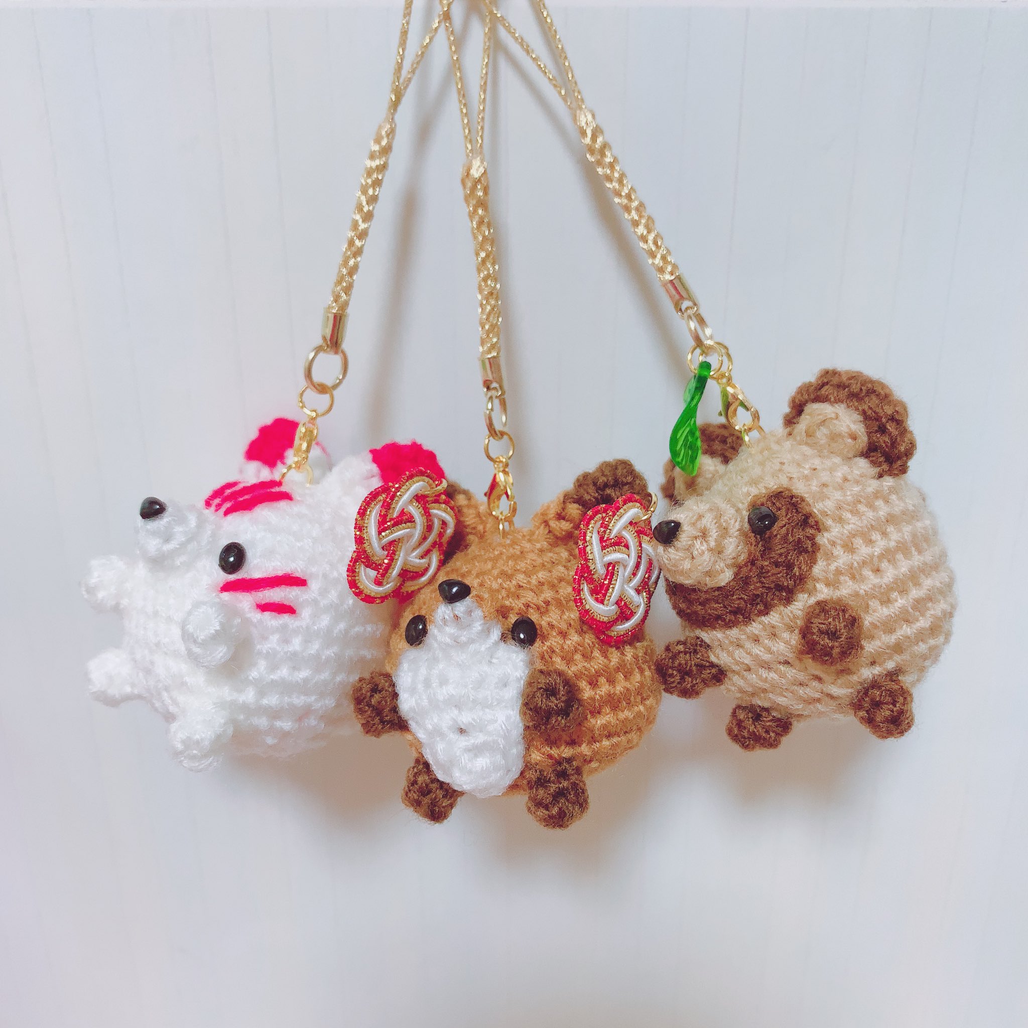 ハタスページです★あみぐるみオーダー③ あみぐるみ作家みさきち🦊⛩️あみぐるみオーダーメイド受付中