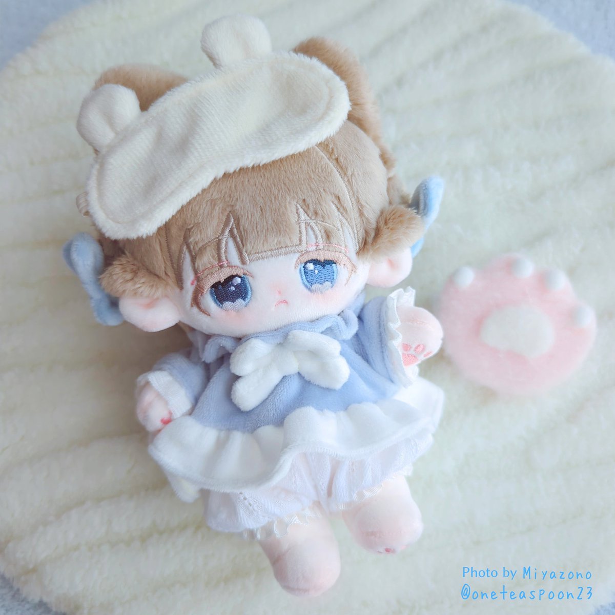 ⋆ M ⋆さん(<a href="/______miu__/">⋆ M ⋆</a>)のJPGOで15cmの꼬마린(チビリン)ちゃんをお迎えしました。
丁寧なご案内とご対応、誠にありがとうございました。
澄んだやさしい瞳とふかふかなお耳と髪の毛がとても可愛いです💙
ヘアアレンジを楽しみたいです💝

♡🧸♡
솜살네인형가게 様 (<a href="/somsalne/">솜살네인형가게🕯️</a>)
대단히 감사합니다.