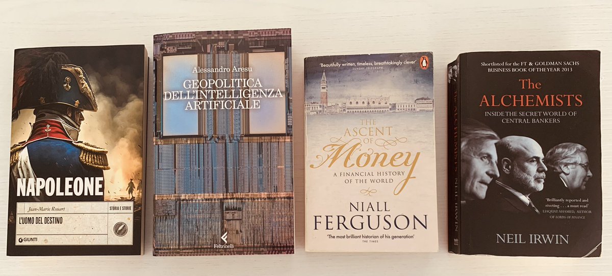 📚 These are the best books I have read so far this year 👏👏👏👏👏

<a href="/nfergus/">Niall Ferguson</a> <a href="/Neil_Irwin/">Neil Irwin</a> <a href="/alearesu/">Alessandro Aresu</a>
