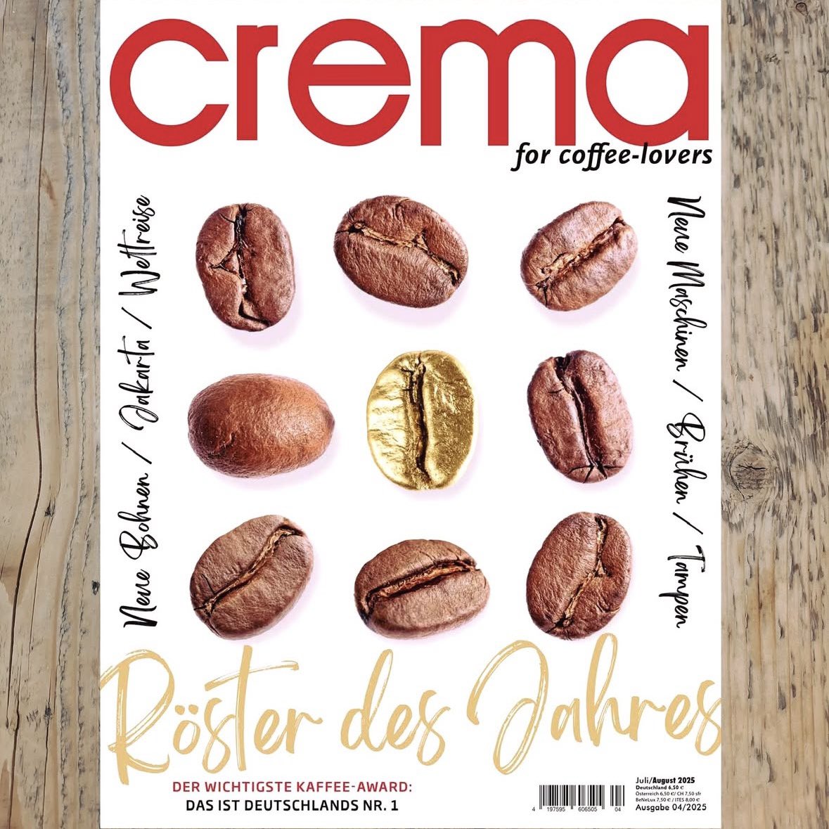 Röster des Jahres - Wow! 😃🏆
Wir fühlen uns extremst geehrt - und wir werden weiterhin unsere ganze Leidenschaft in unsere Kaffees packen. Danke!!! 🙏🏽 

#RoasterOfTheYear2025 #RösterDesJahres2025 #CremaRoasterOfTheYear #specialtycoffee #coffeelovers #kaffeeliebe #barista