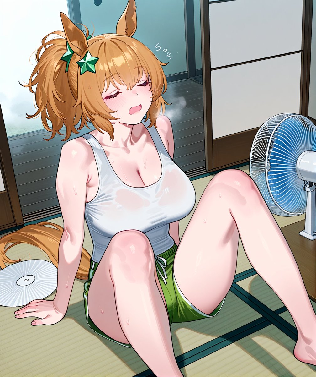 タイキがいると気温が2℃上がります