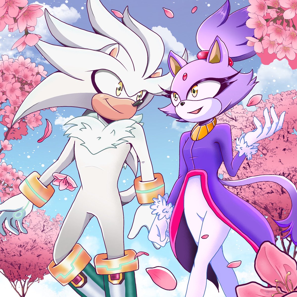 Ddayax1801's tweet image. #Silvaze #SilverxBlaze #SilverTheHedgehog #BlazeTheCat