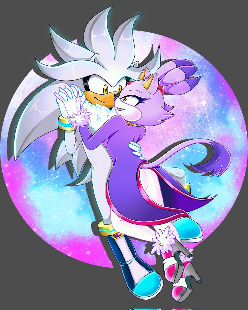Ddayax1801's tweet image. #Silvaze #SilverxBlaze #SilverTheHedgehog #BlazeTheCat