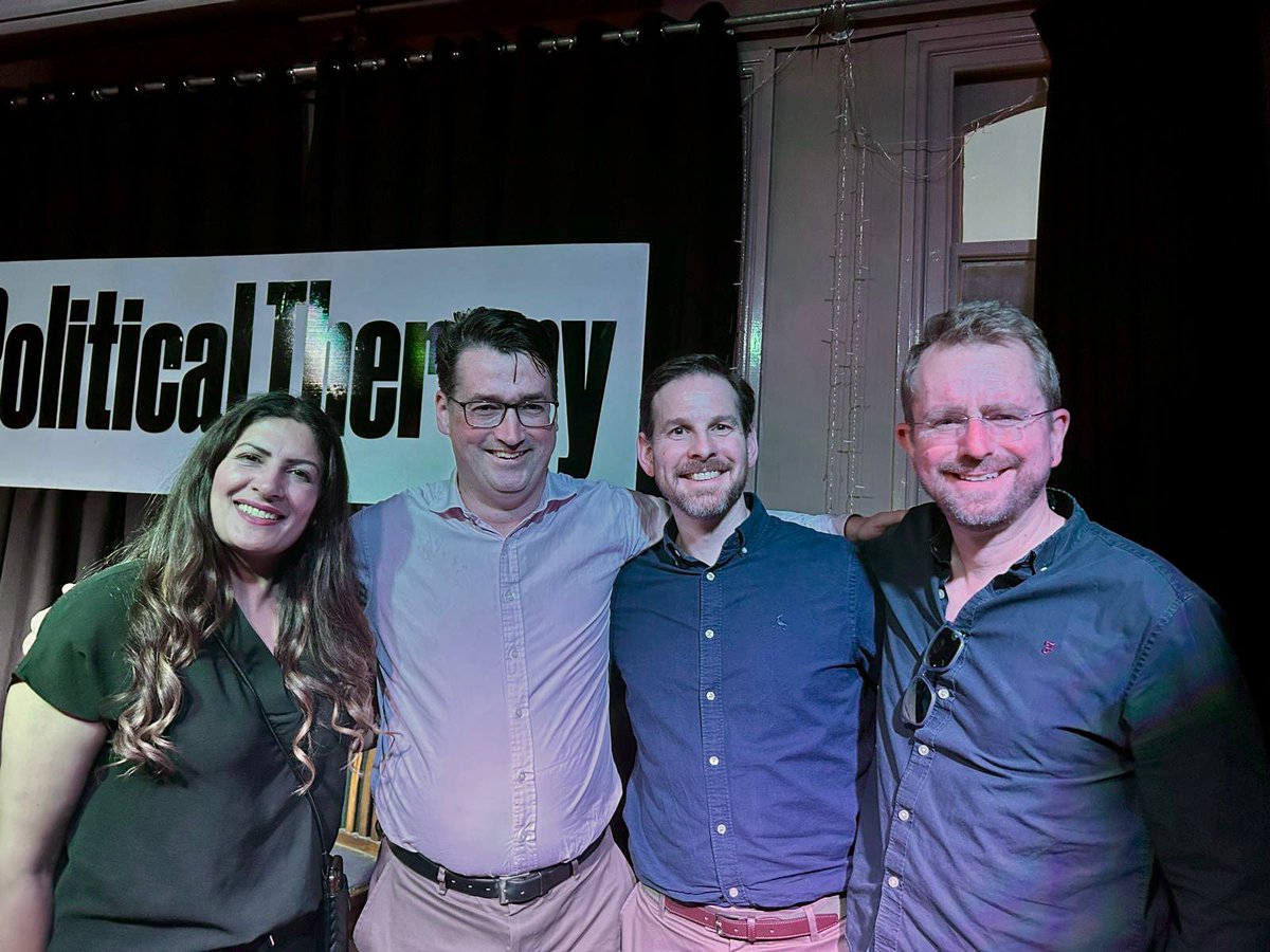 JohnSlinger's tweet image. Great to join @PreetKGillMP and @AlexBallingerMP at the 'Political Therapy' event in Birmingham. We reflected on the first year, explored future opportunities, and enjoyed insightful questions. Thanks to Jonathan Todd for chairing and everyone who joined the conversation.